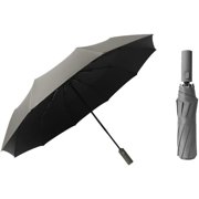 NANAHuang Compact Golf Travel Folding Portable Backpack Umbrella Windproof/Resistant,Automatic Open Close,10 Ribs,99 UV Protection UPF 50,Sun/Rain,Art Ergonomic Handle,Women Men