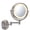Nickel Plug In, variant on Jerdon Wall-Mounted Makeup Mirror with 5X Magnification - Nickel Makeup Mirror with LED Lights - Plug in - HL65N