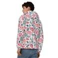thumbnail image 4 of Naloa Flower Leaves Men’s Hoodies, Zip up Hoodie, Sweatshirts,Hoodies for Men Sizes S-3XL-X-Large, 4 of 5