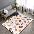 thumbnail image 2 of Cute Dog cartoon colorful Shaggy Area Rug, Rugs for Living Room Bedroom Non Slip Door Mat Indoor Carpet Machine Washable Nursery Home Decor Floor Mats for Entryway 60x39in-#, 2 of 5