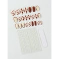 thumbnail image 4 of Checkerboard Lattice Line Jelly Glue Nail Manicure, 4 of 5