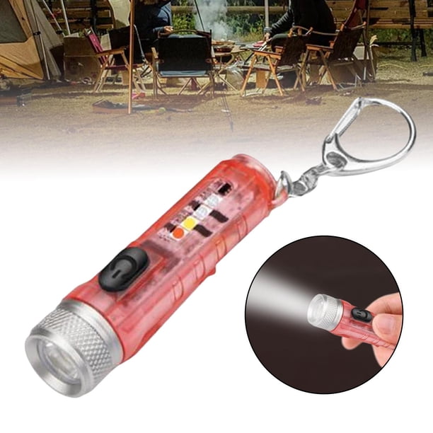 Llavero mini linterna, luz de trabajo LED para , ROJO shamjiam Mini Llavero Linternas