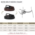 thumbnail image 6 of AWAYTR Kids Reversible Belt - Durable PU Leather Belts for Boys and Girls, 6 of 8
