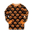 thumbnail image 5 of 2-3 Years Toddler Short Sleeved And Shorts Set Halloween Parties Girls Sleepwear Matching Family Halloween Pajamas, 5 of 9