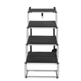 thumbnail image 7 of Dog Car Steps 4 Step, Wide Portable Dog Stairs for Trucks & SUVs, Folding Pet Steps with Non-Slip Surface, Lightweight Aluminum, Supports Up to 250lbs, 7 of 7