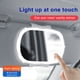 thumbnail image 4 of Espejo de tocador para coche Scienceny con luces LED ajustables color Blanco, 4 of 6