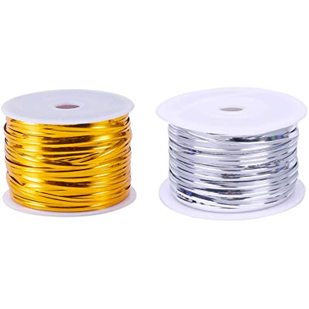 Plastic Twist Ties 200 Yards Gold Twist Ties Silver Metallic Candy Ties