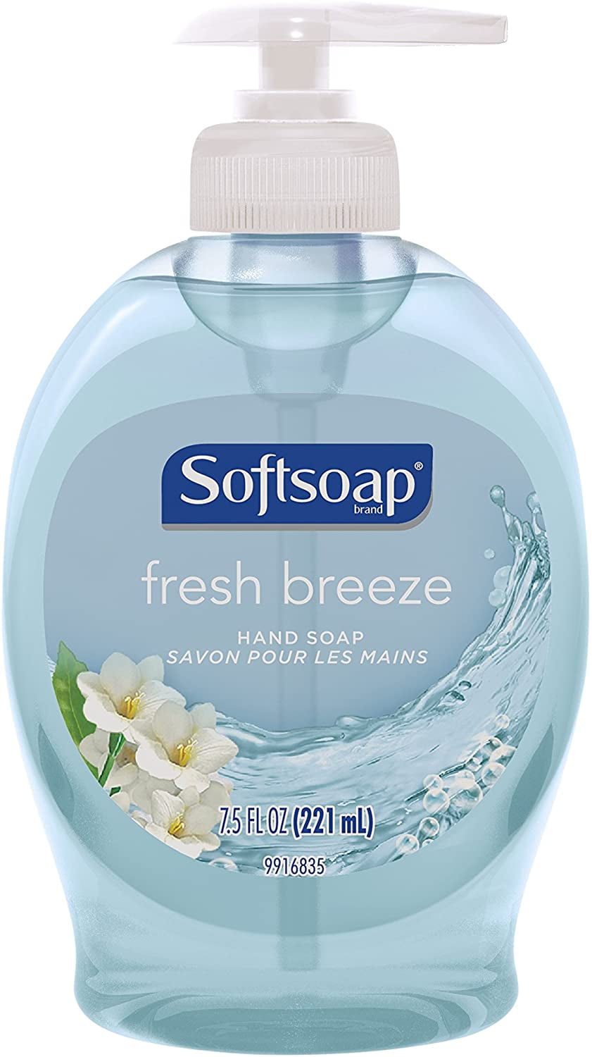 Pack of (6) Colgate-Palmolive Softsoap Hand Soap Fresh Breeze, 7.5 Fl Oz