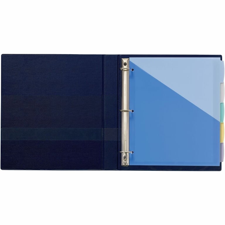Avery Translucent Write-On Dividers with Pockets, 8.50