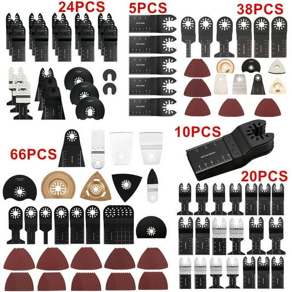 5/10/20/24/38/68PCS Saw Blades Mix Oscillating Wood Cutting Tool for Fein Multimaster Dremel Makita Bosch Rockwell