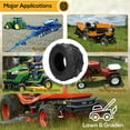 thumbnail image 3 of ATV Tires, Strong Traction Wearproof Off Road Vacuum Tire Anti Impact Enhanced Handling Flame Pattern  for Mower, 3 of 7