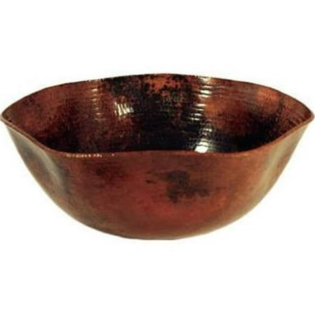 

& Andulusia Copper Vessel Sink & Oil Rubbed Bronze Strainer Drain