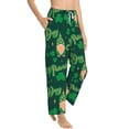 thumbnail image 2 of Daiia St Patrick's Day9 Women's Sleep Pant with Pockets and Drawstring,Pajama Pants-Small, 2 of 9