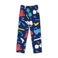 thumbnail image 4 of Daiia Colorful Excavator Men's Sleep Pant with Pockets and Drawstring,Pajama Pants-Large, 4 of 9