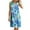Blue, variant on LYXSSBYX Plus Size Dresses for Curvy Women Women's Round Neck Sleeveless Gradient Tie Dyed Beach Dress