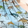 thumbnail image 3 of Colorful Dinosaurs Names Labels Pattern Blanket,Comfortable Soft Lamb Wool Throw Blanket,All Season,Warm Lightweight Blankets for Sofa Bed Couch Living Room Chair,30"x40", 3 of 4