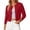 01#Red, variant on Women's Button Down Cardigan Sweater Long Sleeve Crew Neck Cropped Knit Cardigan Lightweight Soft Casual Jacket for Spring Fall Work Office Wear Beige M