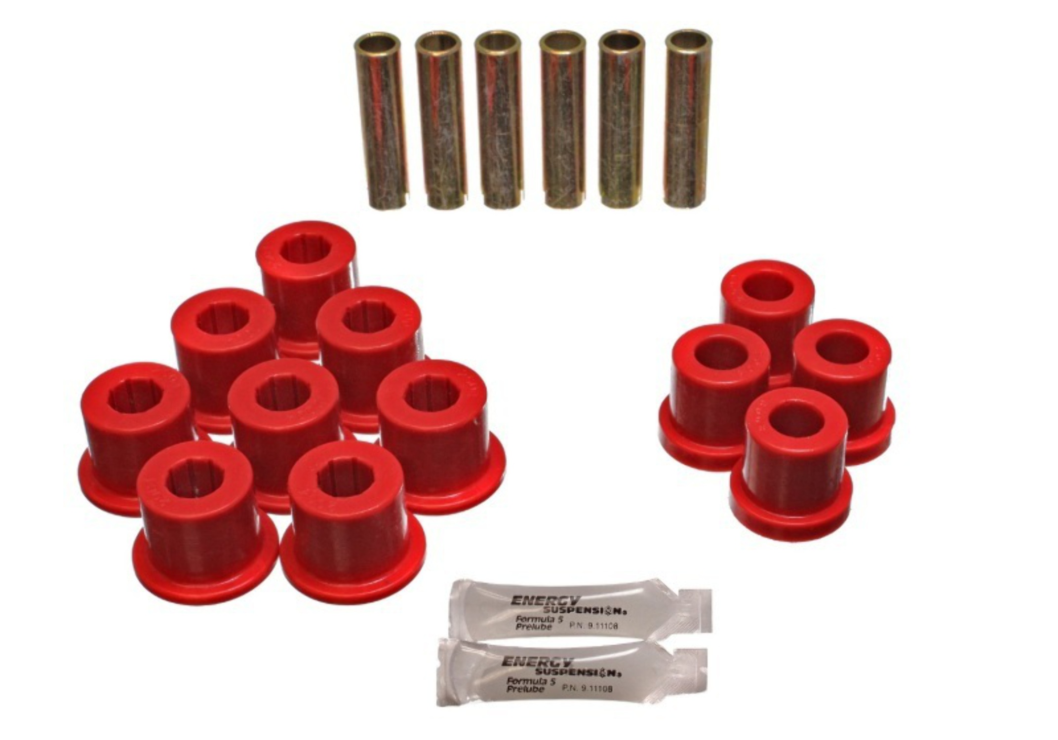 Energy Suspension Gm 2 & 4 X Rr Sprg Bush - Red Fits select: 1981-1986 CHEVROLET K10, 1981-1986 CHEVROLET K20