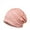 Pink, variant on 1pcs Women's Slouchy Sequin Lace Beanie Hat - Bling Glam Headwrap Black/Pink/Beige for Everyday & Party