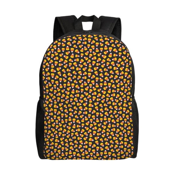 Easygdp Candy Corn Mochila Versátil y Elegante: Comodidad, Almacenaje y Durabilidad para la Universidad, Trabajo, Viajes y Uso Diario