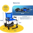 thumbnail image 4 of Journey Fauteuil Électrique Zoomer, Fauteuil Roulant Électrique Léger et Pliable Conforme TSA, 4 of 7