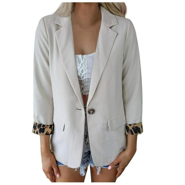 PENGXIANG Cardigan Ouvert Mode Décontractée pour Femmes Veste à Manches Longues