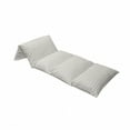 thumbnail image 4 of Geometric Floor Pillow Lounger Cover, Modern Contemporary Image Shapes Art Half Round Circles, Nap Mat Printed Fabric Case for 5 Pillows, 88" x 27", Charcoal Grey Pearl, by Ambesonne, 4 of 5