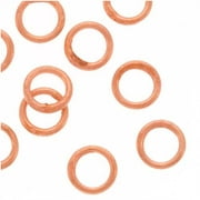 Genuine Copper Closed Jump Rings 5mm 20 Gauge (25)