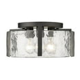 thumbnail image 4 of Golden Lighting Aenon 3-light Flush Mount in Matte Black, 4 of 5