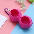 thumbnail image 3 of EeaseCA Porte-Balles en Silicone, Protection de Rangement à Double Balle, Transporteur avec Crochet (Rose), 3 of 7