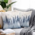 thumbnail image 2 of Mountain Peak Forest Outdoor Pillow Covers Pack of 2 Silhouette Tree Birds Waterproof Throw Pillow Covers Decorative Cushion Cases for Patio Garden Tent Balcony Couch 24x24 inch, 2 of 8