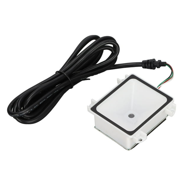 Scanner de Codes à Barres Câblé, Buzzer Rapide Plug And Play 2D Intégré Lecteur de Codes à Barres USB Interface ABS pour les Paiements Mobiles