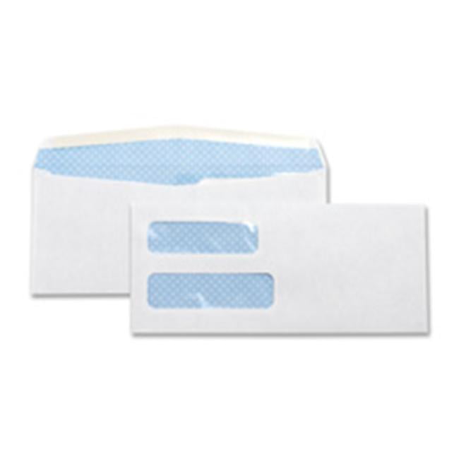 Double Window Envelope No. 10 4.13in.x9.50in. White Walmart Canada