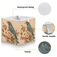 thumbnail image 3 of Foldable Fabric Storage Bin Home Cubes Clothing Organizer Bins Large Collapsible Box Basket for Home Organizer Bluebird on Elegant Branch, 3 of 7