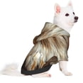 thumbnail image 2 of Fotbe Funny Bald Eagle Sudadera con Estampado para Perros Pequeños – Suéter con Capucha para Mascotas, Tela Suave de Forro Polar con Bolsillo-Small, 2 of 7