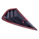 thumbnail image 4 of 1 Pair Car Rear Left Right Side Window Vent Scoop Louver Cover Fit For Kia K3 Forte Carbon Fiber Texture, 4 of 5