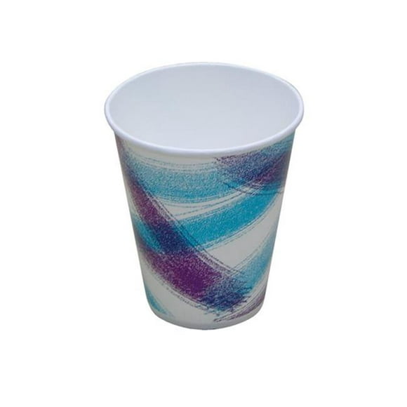 12 oz Stock Print Impact Cold Cup Paper&#44; White - Case of 1200