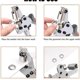 thumbnail image 3 of Professional Grommets Kit,Heavy Duty Grommet Pucher with Hole Punch and Eyelets, 3 of 5