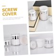 thumbnail image 4 of ZOUSSIQI 2pcs Refillable Pump Cream Jars Moisturizer Dispensers 100ml Empty Body Butter Containers with Lids for Cosmetics Sample Storage CA919-60961, 4 of 9
