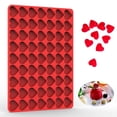 thumbnail image 1 of Heart Silicone Candy Molds - Small Silicone Molds For Gummy, Chocolate, Ice Cube, Small Homemade Treats, Silicone Molds For Baking And Freezing (1 Pcs Heart), 1 of 6