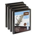 thumbnail image 2 of Office Depot® Brand Heavy-Duty View 3-Ring Binder, 1" D-Rings, Black, 49% Recycled, Pack Of 4, 2 of 2
