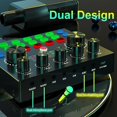 thumbnail image 3 of V8S Live Sound Card with Tone Adjustment Changing Intelligent Support Two People Platforms Reverb 12 Electrophonic Keynotes 10 Warm Up Effects Port Streaming for, 3 of 8