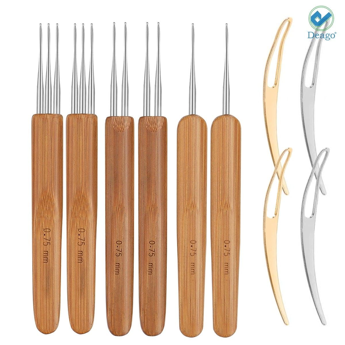 AVIDE Dreadlock Crochet Hook Tool, 13 Pcs Crochet Needle