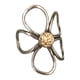 thumbnail image 2 of Anillos para mujer, Regalos para mujer Anillo floral vintage, Anillo abierto bicolor con flores, Anillo de cobre con flores vintage el anillo, 2 of 5