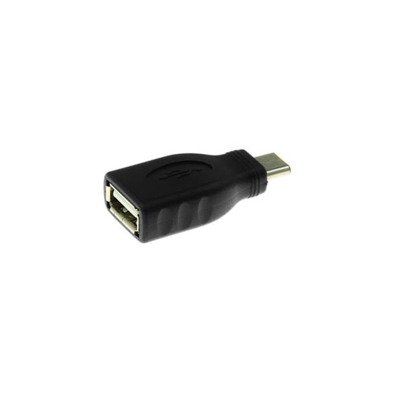 6 Pi Premium USB-C to USB-A Convertisseur Mâle & Femelle&44; Noir