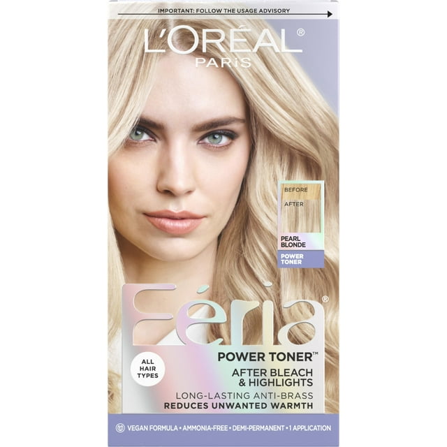 Tónico para el cabello L'Oreal Paris Feria Anti Brass Power Pearl Blonde