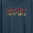 thumbnail image 3 of ACDC - Poster Texture - Women's Lightweight French Terry Long Sleeve Shirt, 3 of 5