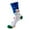 Dark Blue, variant on Arlun 1 Pair Funny Crazy Christmas Medium Tube Socks for Men Women Novelty Colorful Festival Xmas Cute Graphic Printed Cozy Casual Mid-Calf Socks Unisex Gifts for Happy Xmas Yellow One Size