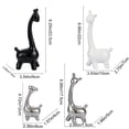 thumbnail image 4 of Taotanxi Heartwarming 4-Piece Ceramic Giraffe Family Statue Set - Modern Tabletop Decor for Living Room, TV Stand, Entryway & Shelf | Elegant Home Décor with Abstract Giraffe Sculpture Art, 4 of 6