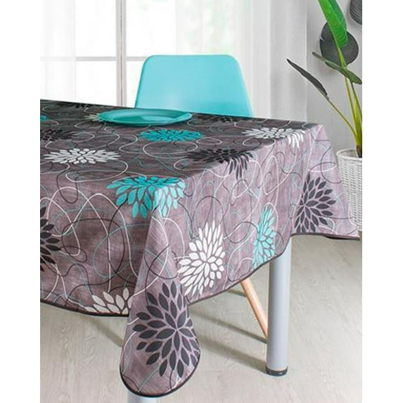 Dalia 100% Polyester, Stain Resistant Tablecloth 51 x 59 inch